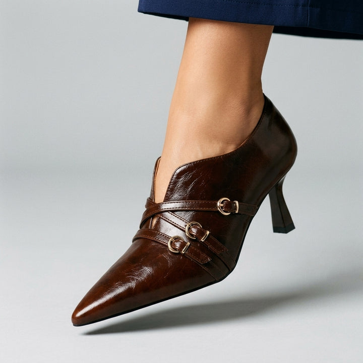 Vivienne Triple Buckle Pump