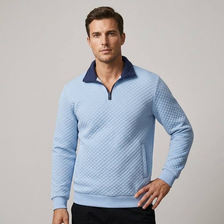 Hanover Quilted Quarter-Zip Pullover
