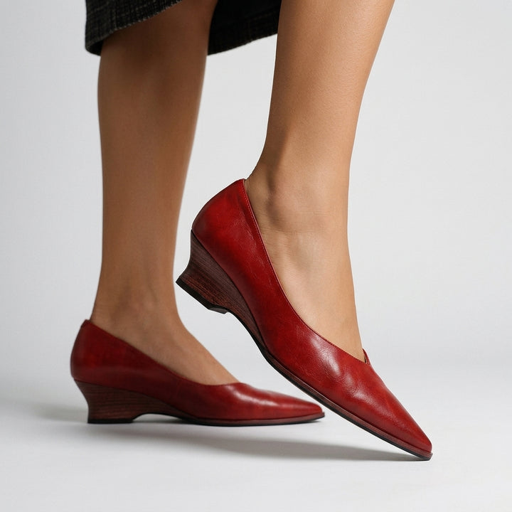 Claire Pointed Wedge Pump