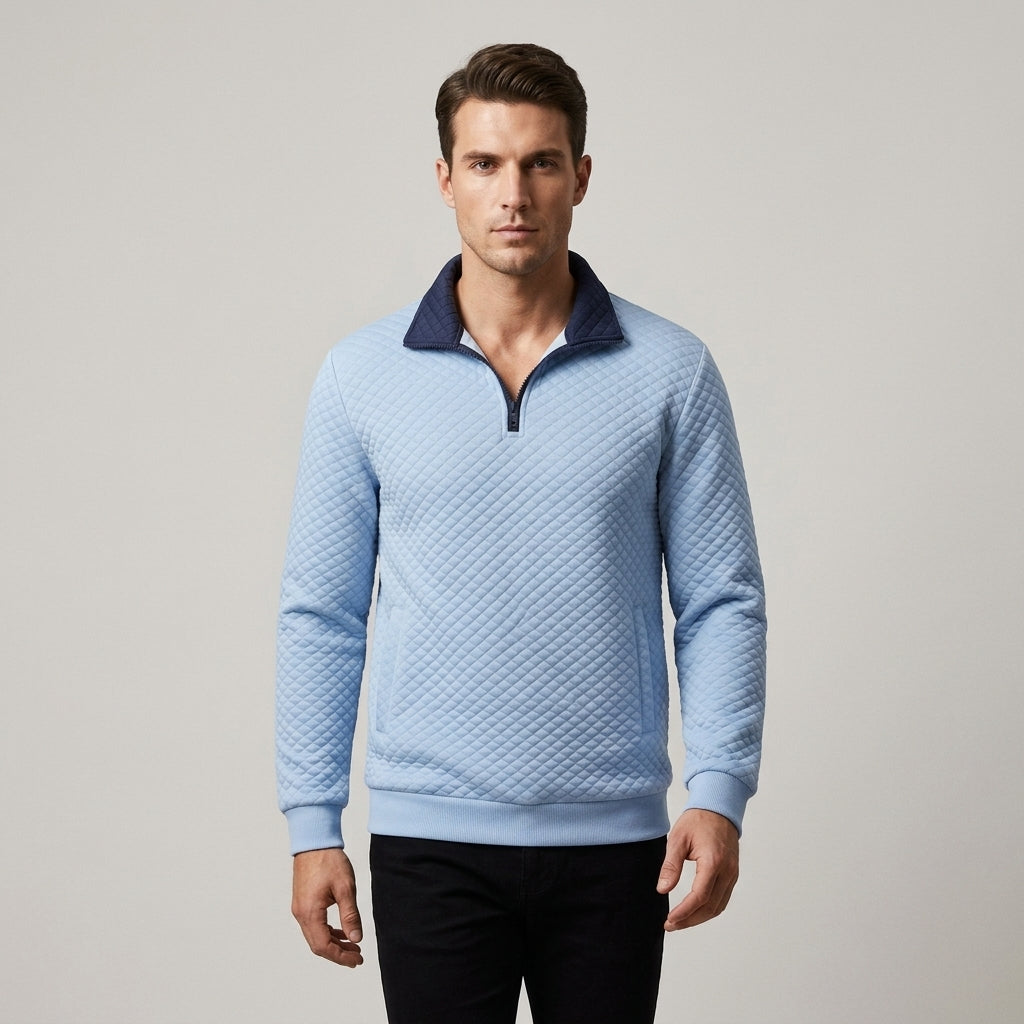 Hanover Quilted Quarter-Zip Pullover