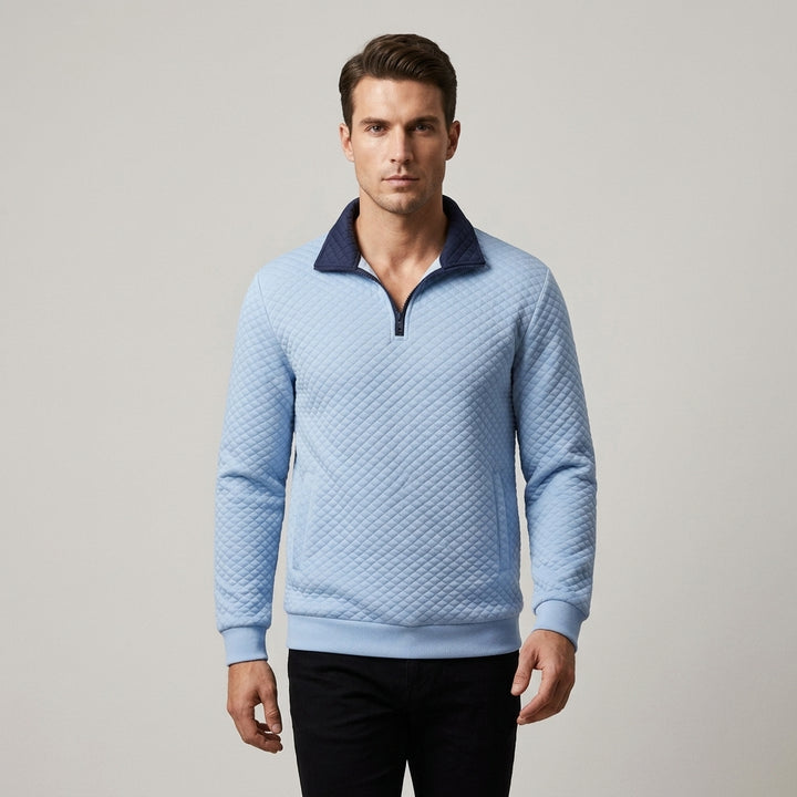 Hanover Quilted Quarter-Zip Pullover