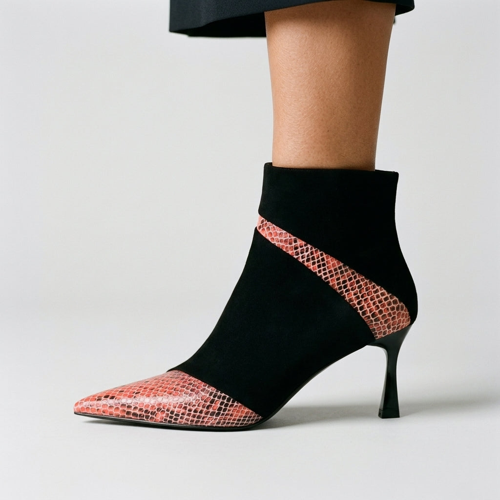 Presley Snake Panel Boot