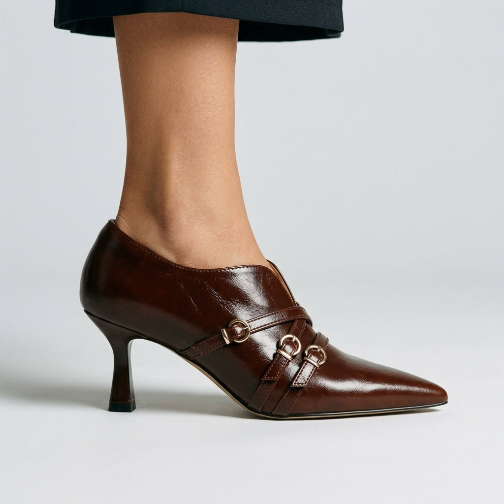 Vivienne Triple Buckle Pump