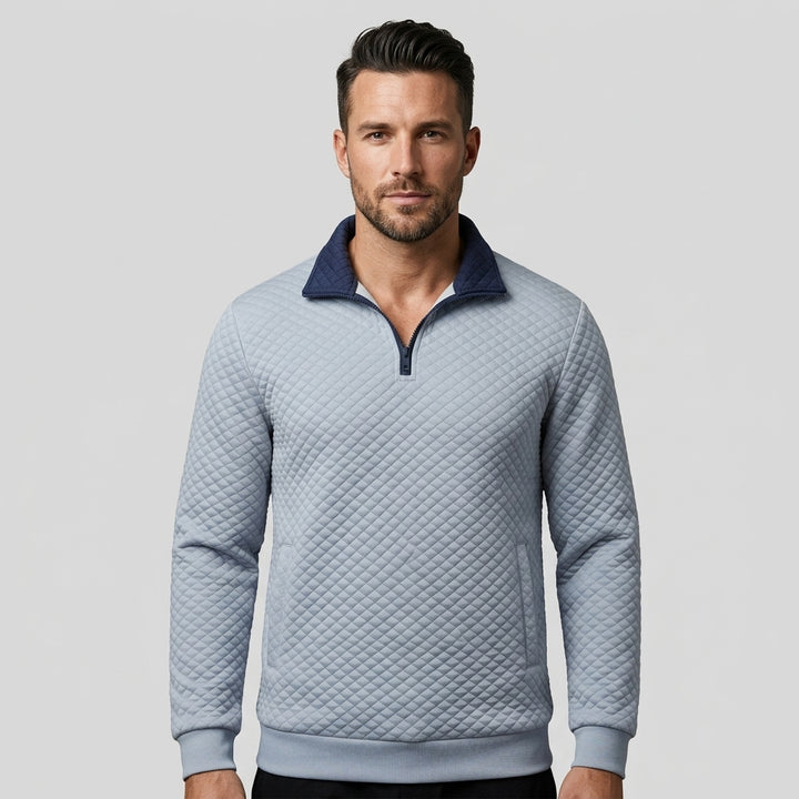 Hanover Quilted Quarter-Zip Pullover