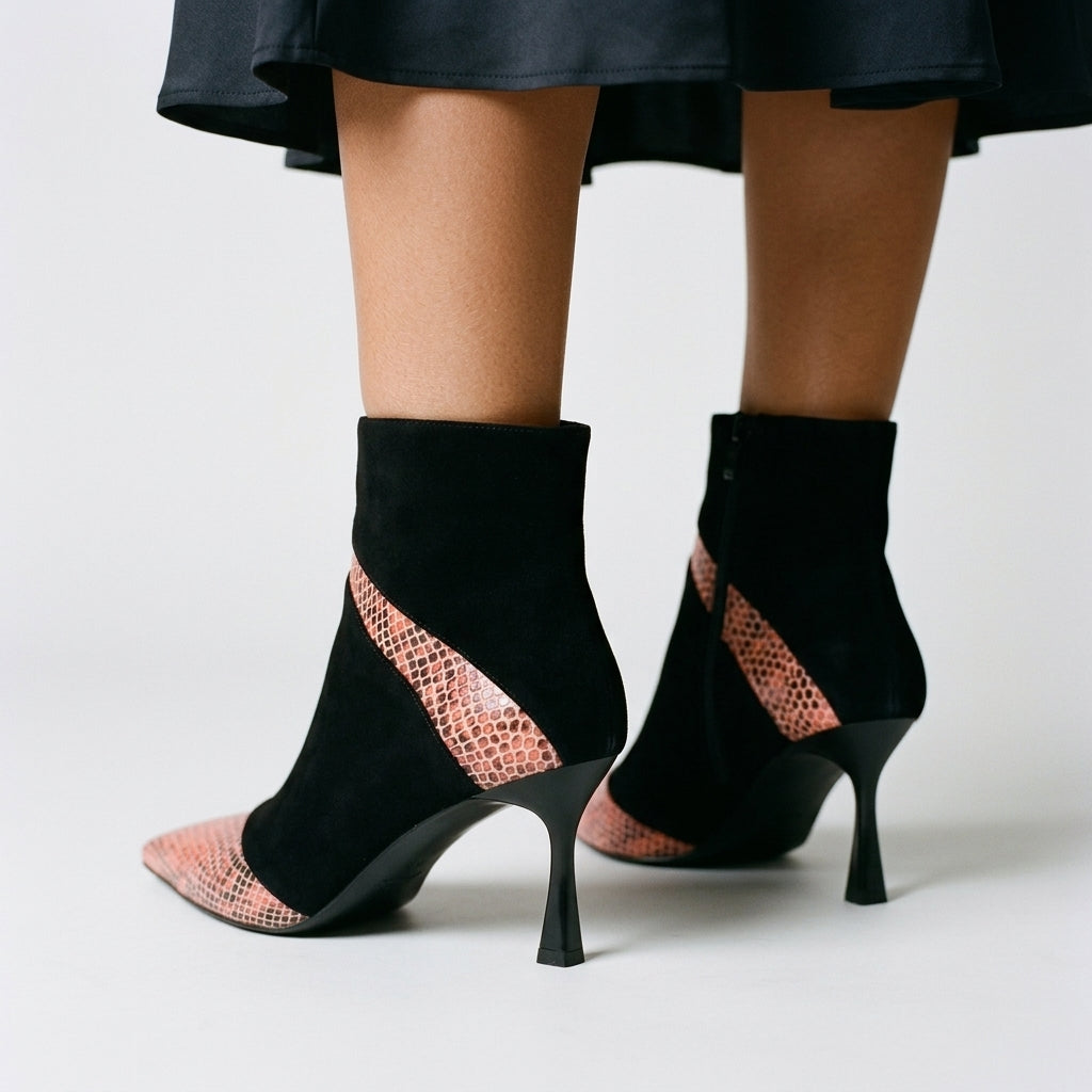 Presley Snake Panel Boot