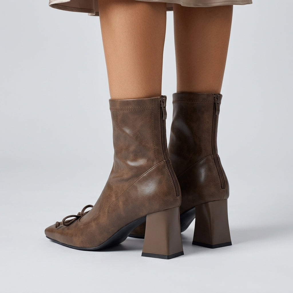 Bella Bow Ankle Boot