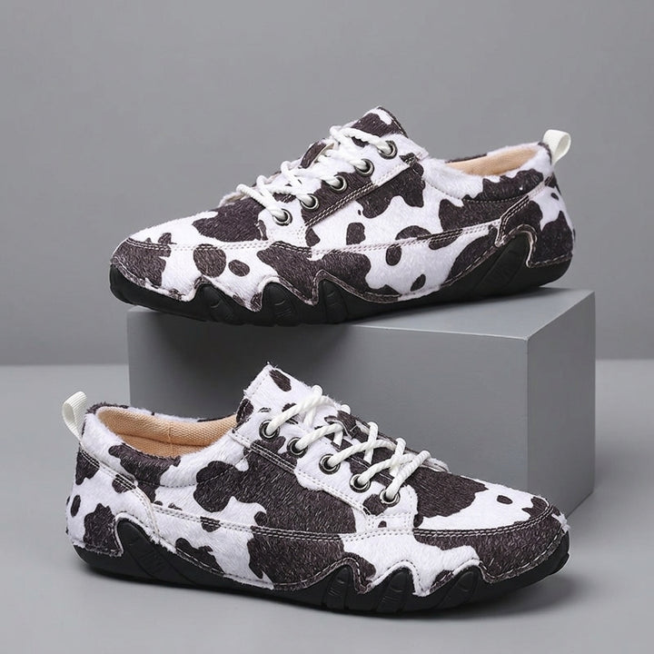 Sadie Cow Print Sneaker
