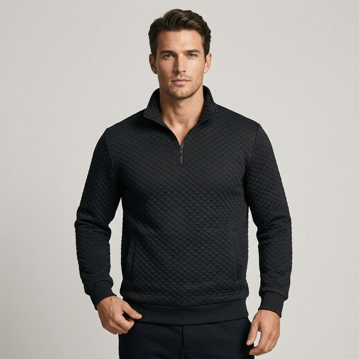 Hanover Quilted Quarter-Zip Pullover