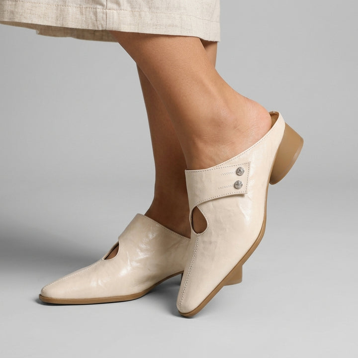 Sloane Studded Block Mule