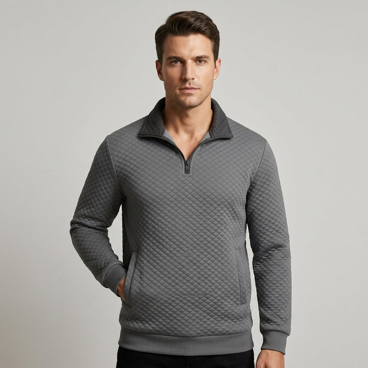 Hanover Quilted Quarter-Zip Pullover