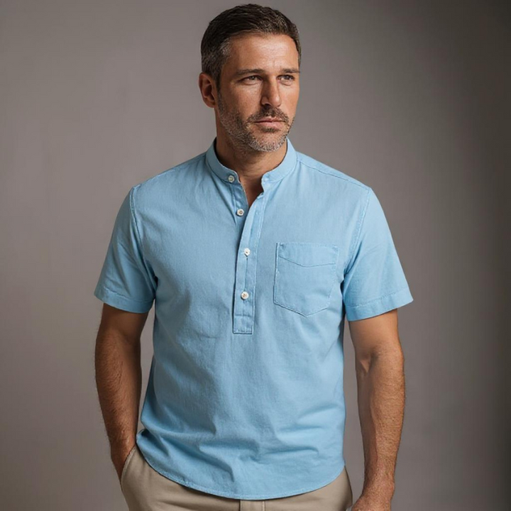 Calvin Coastal Cotton-Linen Shirt