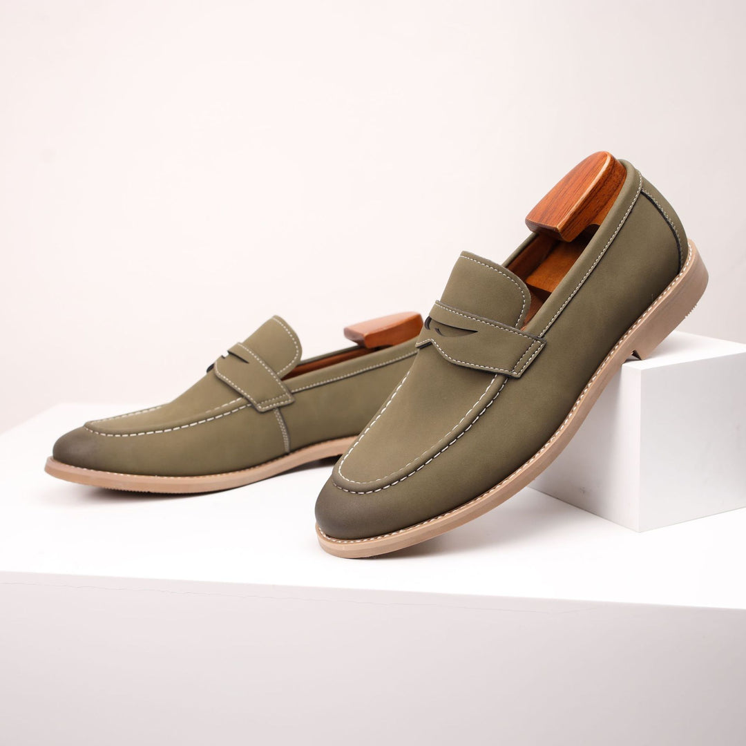Salvatore Smooth Suede Loafer