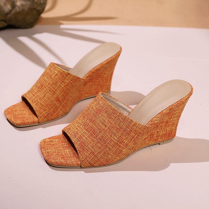 Solara Block Heel Mules
