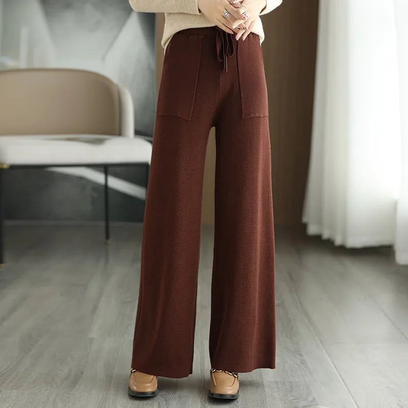 The Nadine Wool Knit Pant