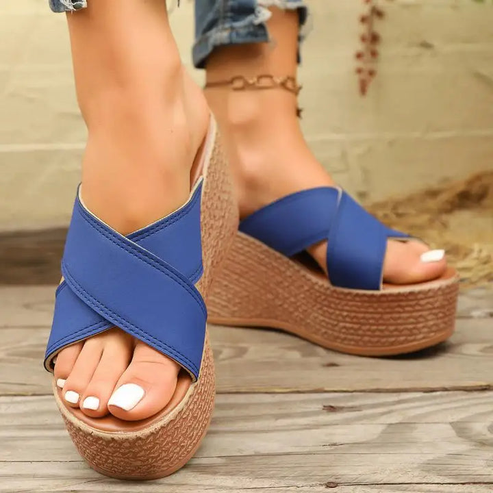 Jess Platform Wedge Sandal