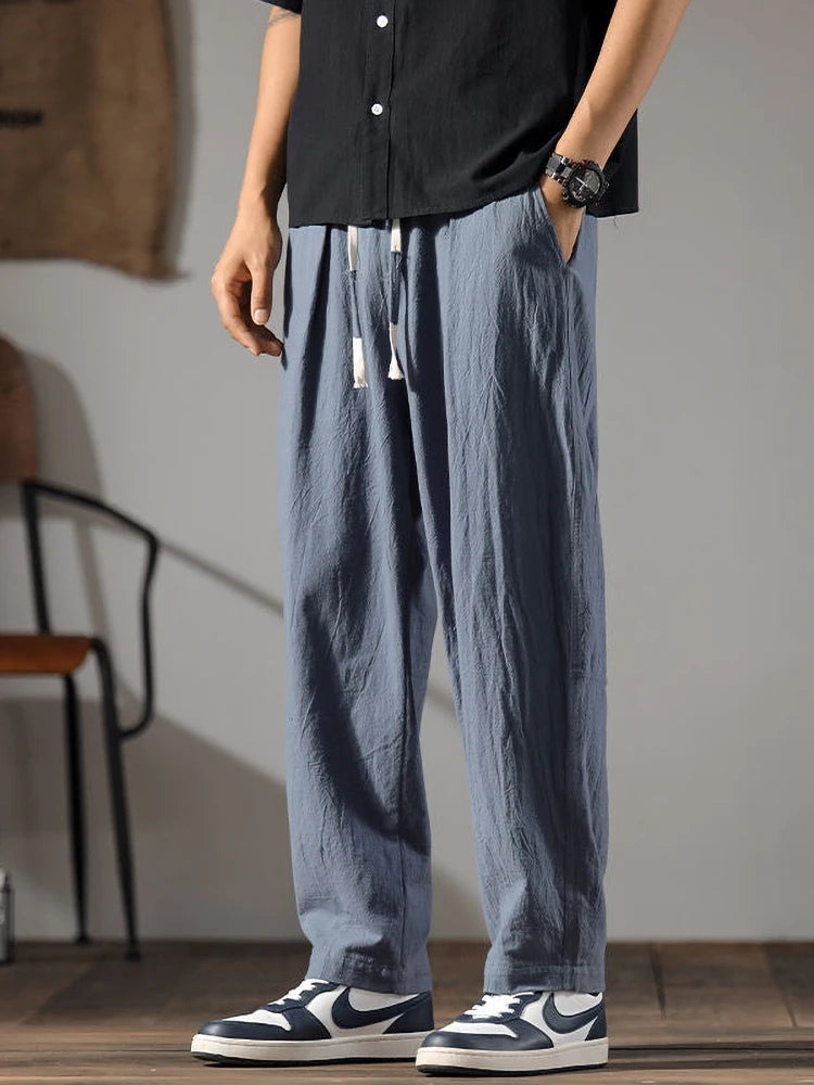 Calvin Linen Drawstring Pants