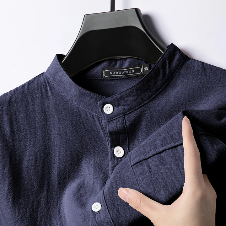 Calvin Coastal Cotton-Linen Shirt