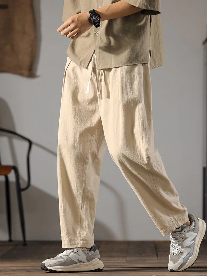Calvin Linen Drawstring Pants