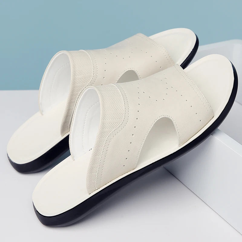 Mykonos Leather Sandal