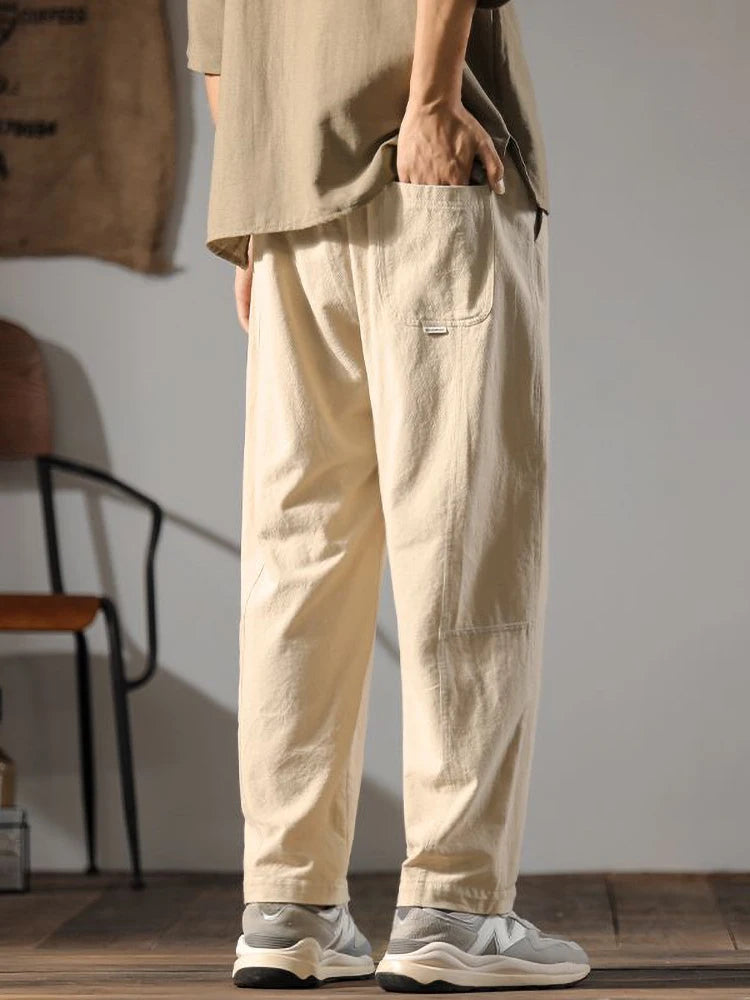 Calvin Linen Drawstring Pants