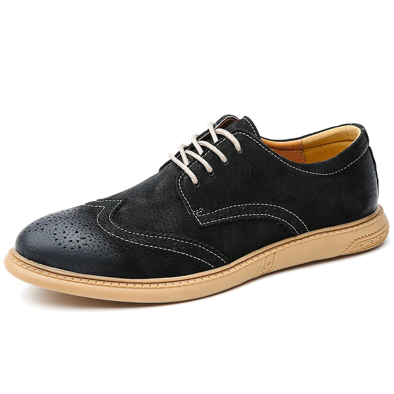 Santorini Suede Wingtip Shoe