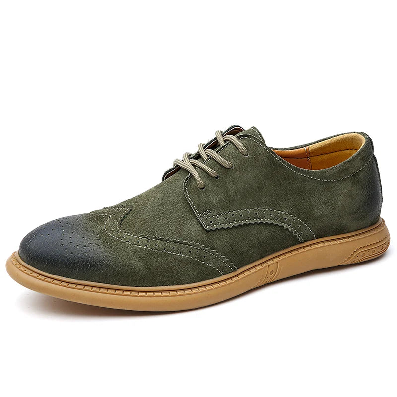 Santorini Suede Wingtip Shoe