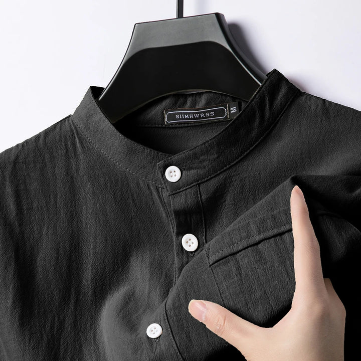 Calvin Coastal Cotton-Linen Shirt