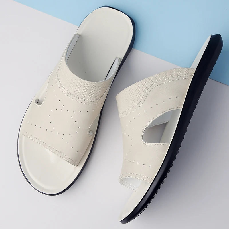 Mykonos Leather Sandal
