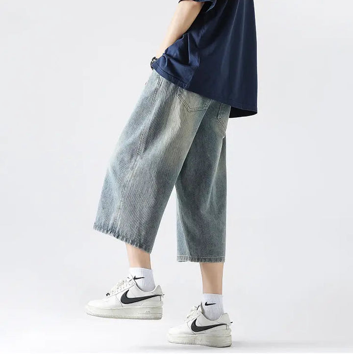 Santa Monica Baggy Jean Shorts