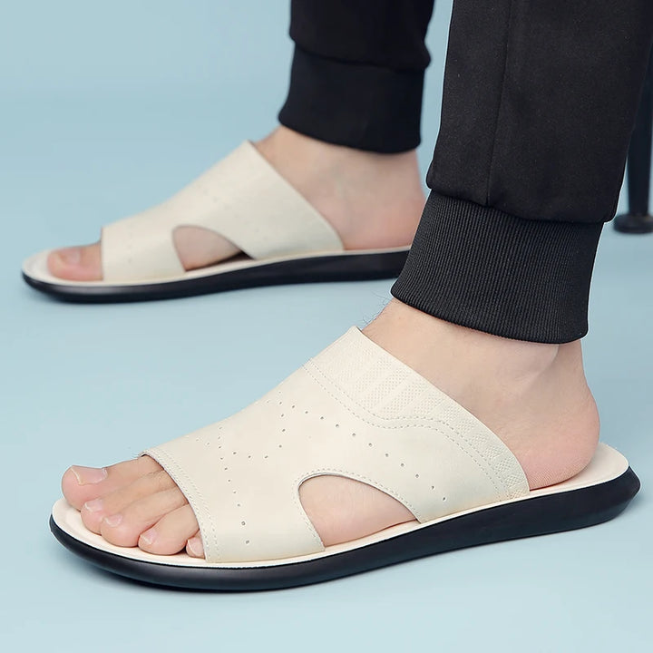 Mykonos Leather Sandal