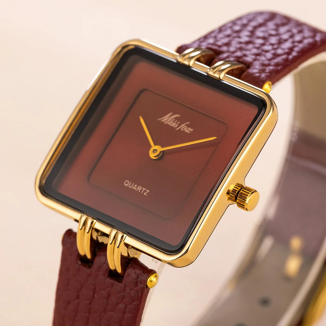 The "Elaine" Leather Strap Watch, 30mm