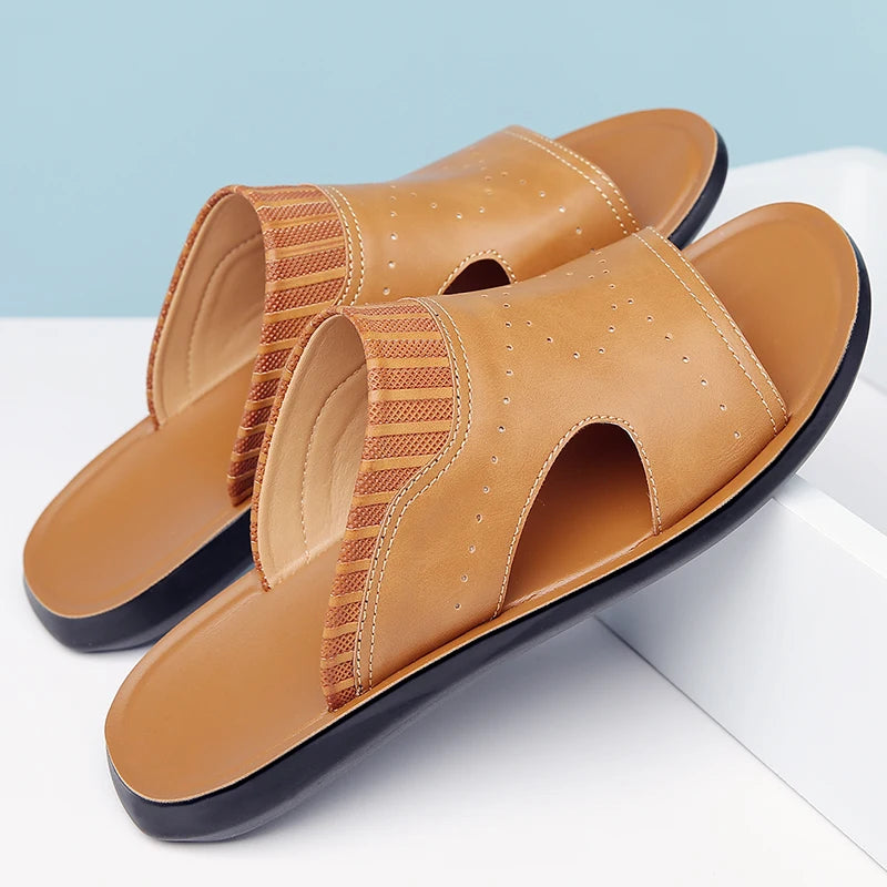 Mykonos Leather Sandal