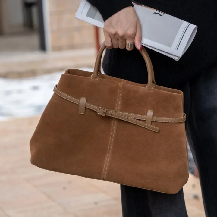 Sutton Suede Tote