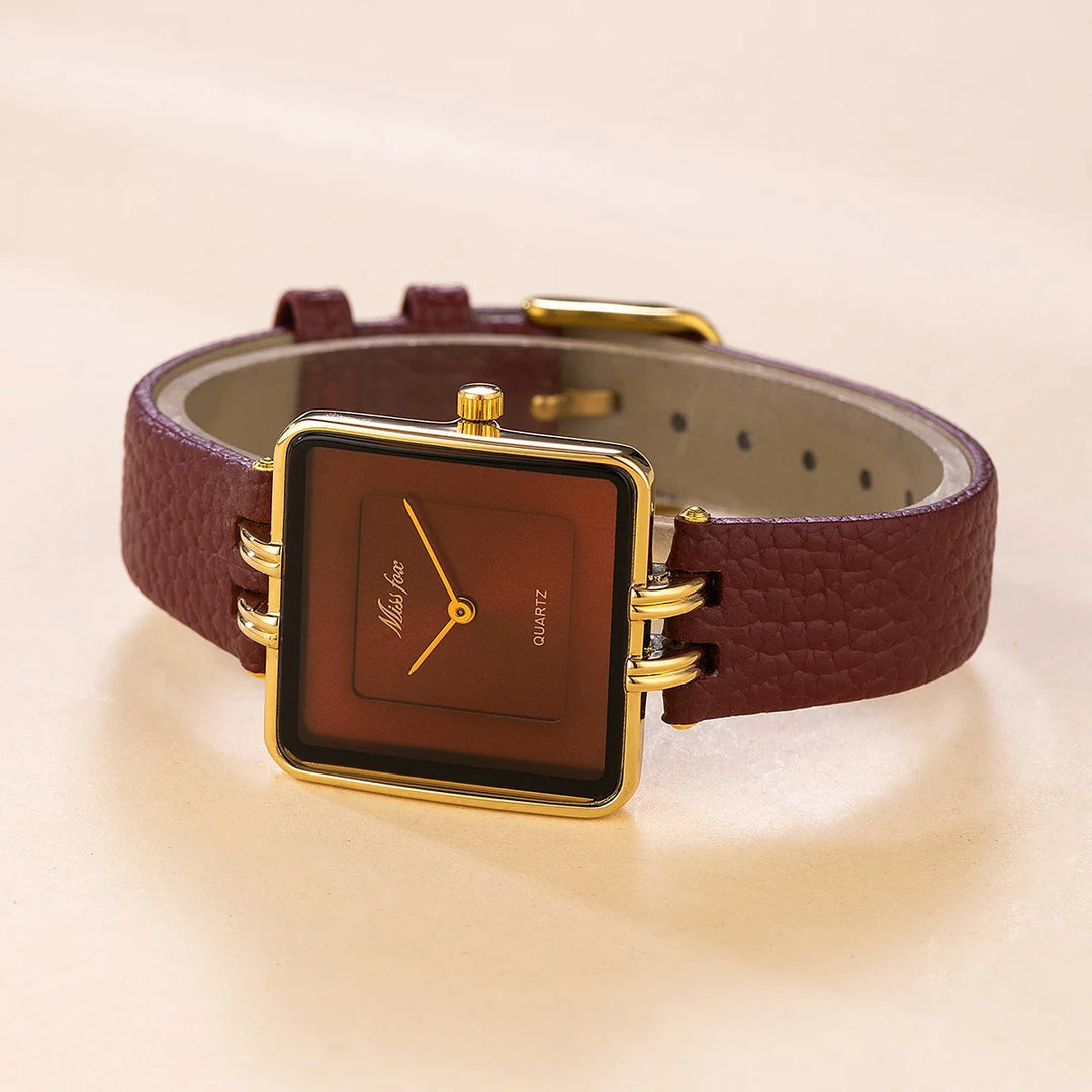 The "Elaine" Leather Strap Watch, 30mm