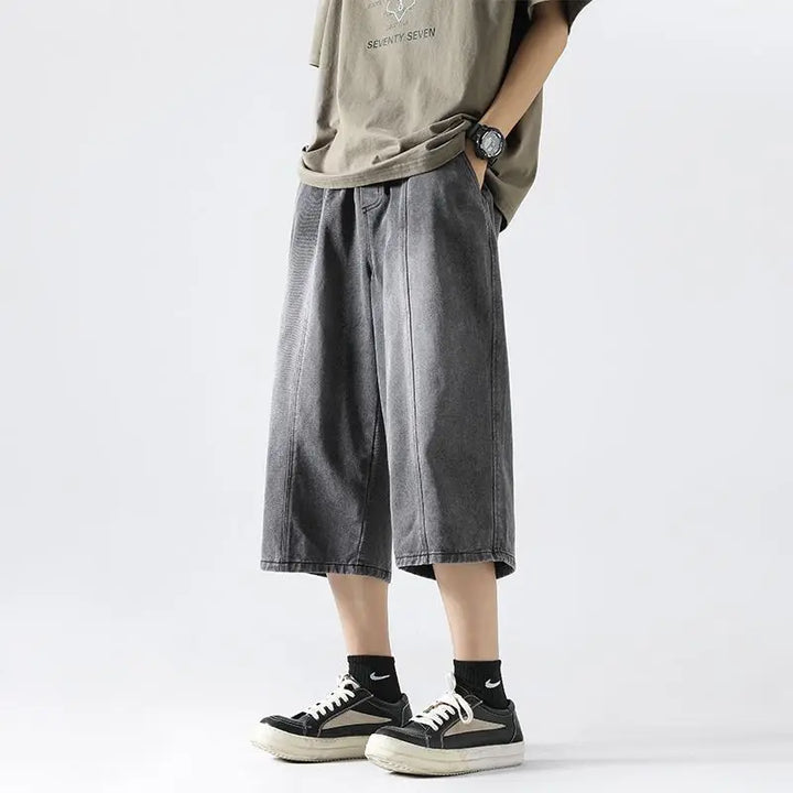 Santa Monica Baggy Jean Shorts