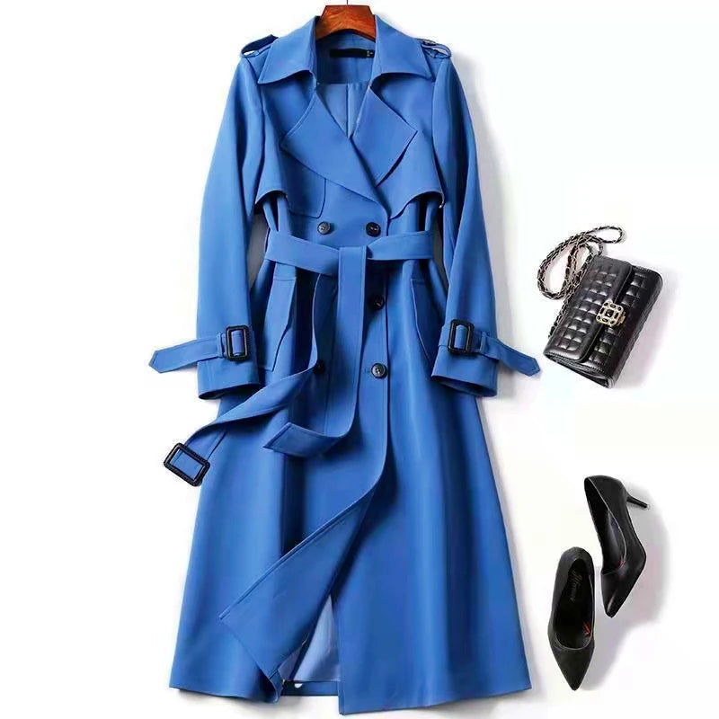 Dania Double-Breasted Trench Coat