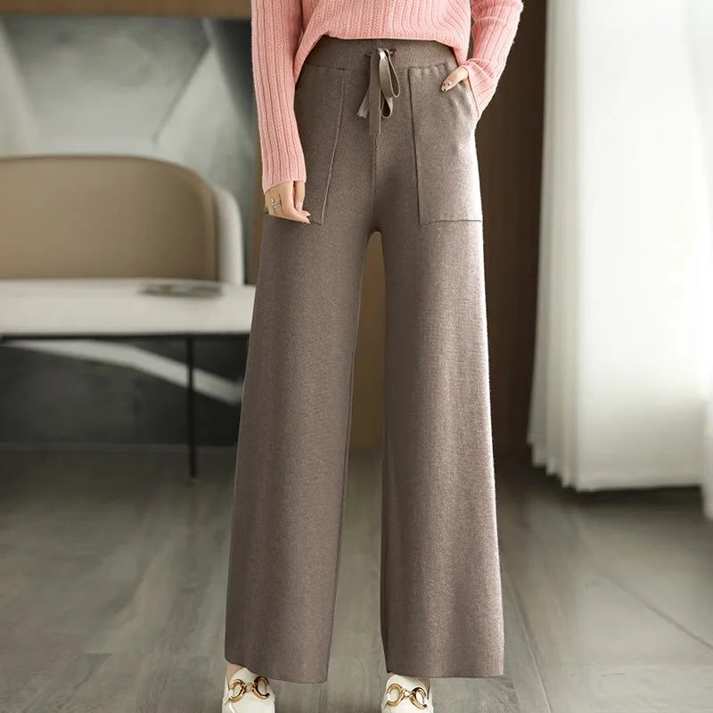 The Nadine Wool Knit Pant