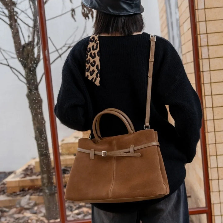 Sutton Suede Tote