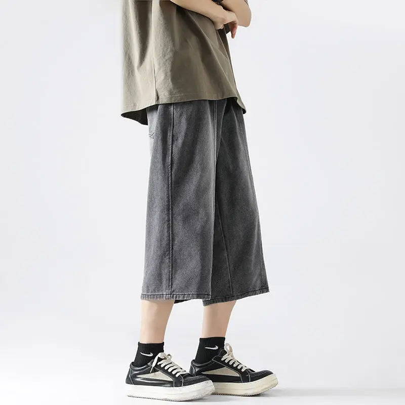 Santa Monica Baggy Jean Shorts
