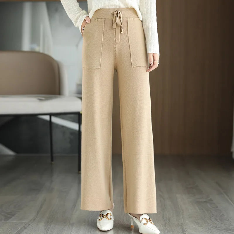 The Nadine Wool Knit Pant