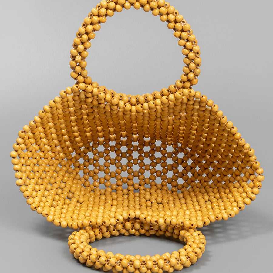 The Antibes Wooden Bead Tote