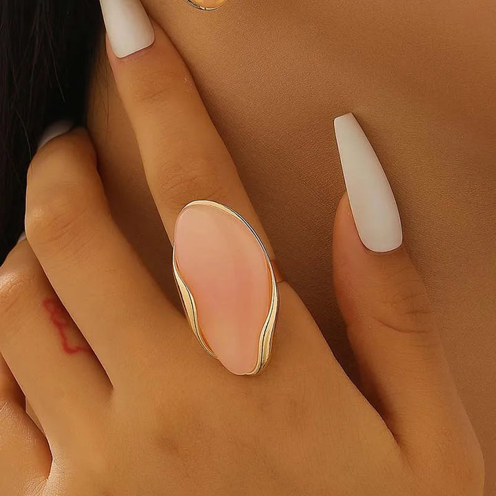 Contour Cabochon Gemstone Ring