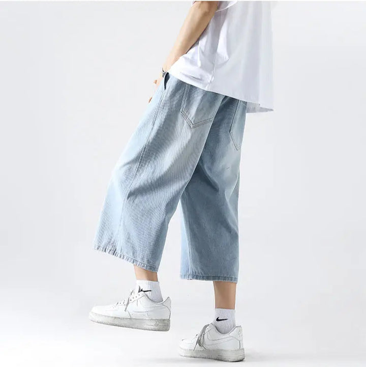 Santa Monica Baggy Jean Shorts