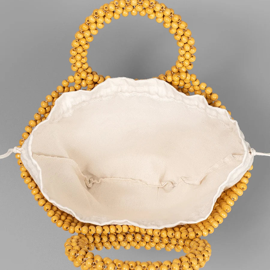 The Antibes Wooden Bead Tote