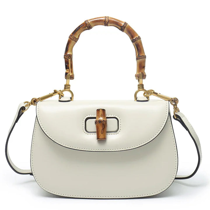 The Astor Bamboo Top-Handle Bag