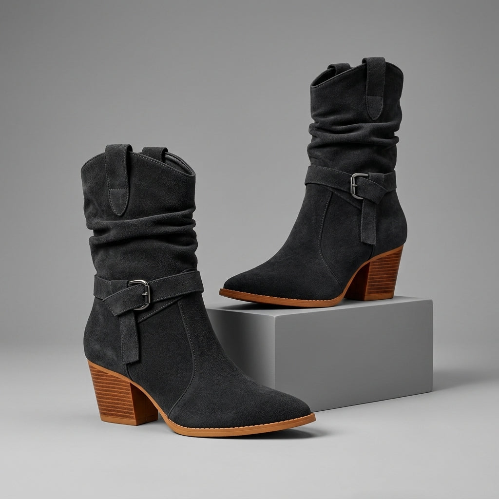 Reese Slouch Buckle Boot