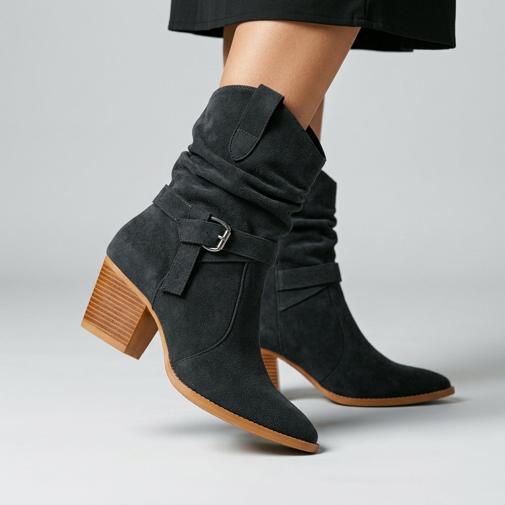Reese Slouch Buckle Boot