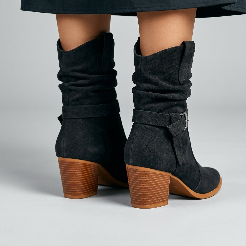 Reese Slouch Buckle Boot