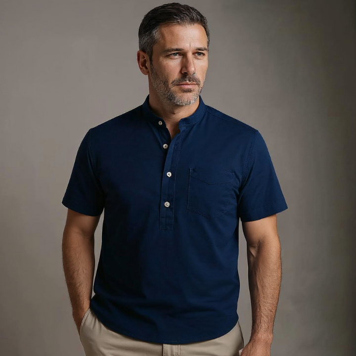 Calvin Coastal Cotton-Linen Shirt