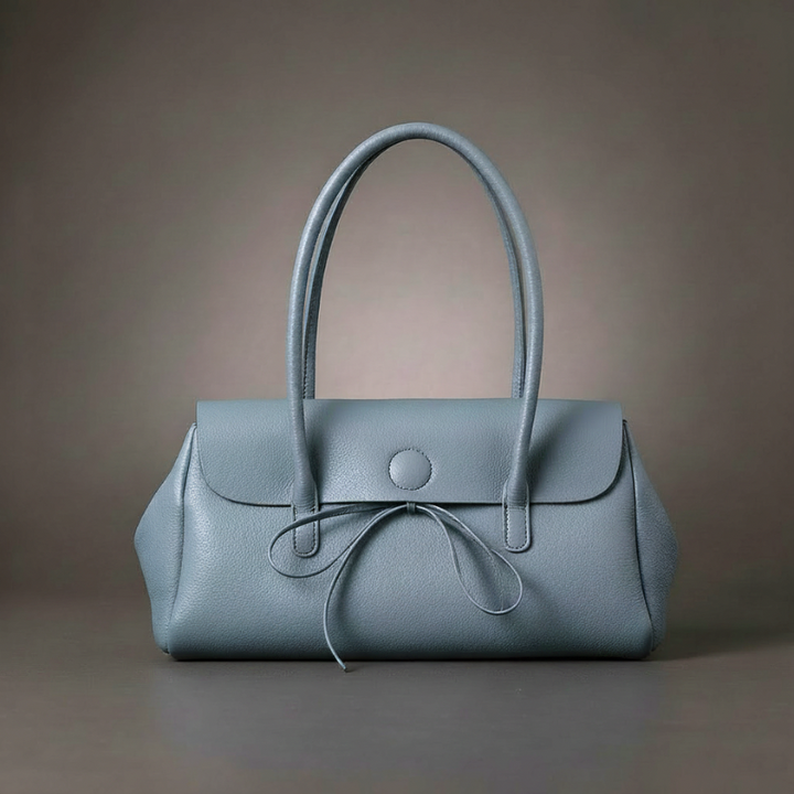 Bella Bow Leather Handbag